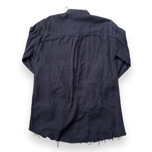 “Greg Lauren Style” Deconstructed Plaid Flannel Shirt - Picture 2 of 7